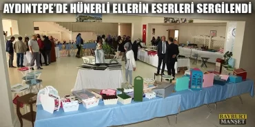 Aydıntepe’de Hünerli Ellerin Eserleri Sergilendi