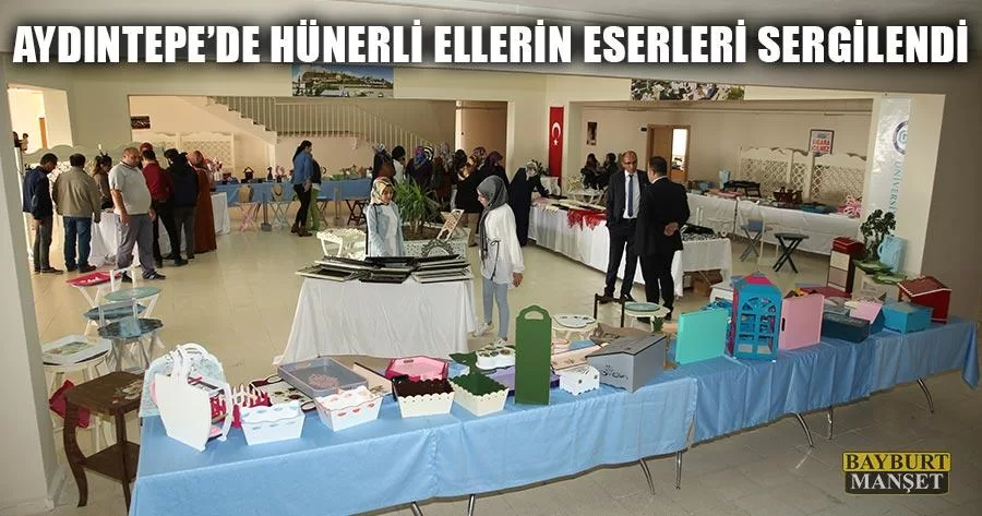 Aydıntepe’de Hünerli Ellerin Eserleri Sergilendi