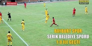 Bayburt Spor Serik Belediye Spor'u 1-0 İle Geçti