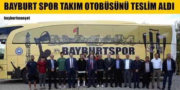 Bayburt Spor Takım Otobüsünü Teslim Aldı