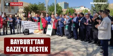 Bayburt'tan Gazze'ye Destek Çağrısı