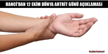 Hanci'dan 12 Ekim Dünya Artrit Günü Açıklaması