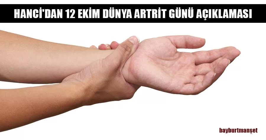 Hanci'dan 12 Ekim Dünya Artrit Günü Açıklaması