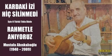 Mustafa Ahıskalıoğlu'nu Ölümünün 9. Yılında Rahmetle Anıyoruz