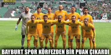 Bayburt Spor Körfezden Bir Puan Çıkardı