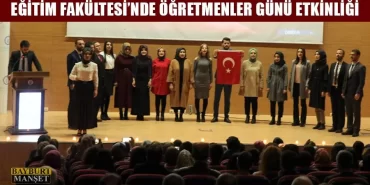 Eğitim Fakültesi’nde Öğretmenler Günü Etkinliği