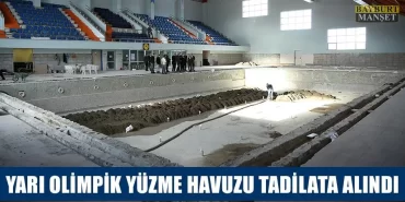 Yarı Olimpik Yüzme Havuzu Tadilata Alındı
