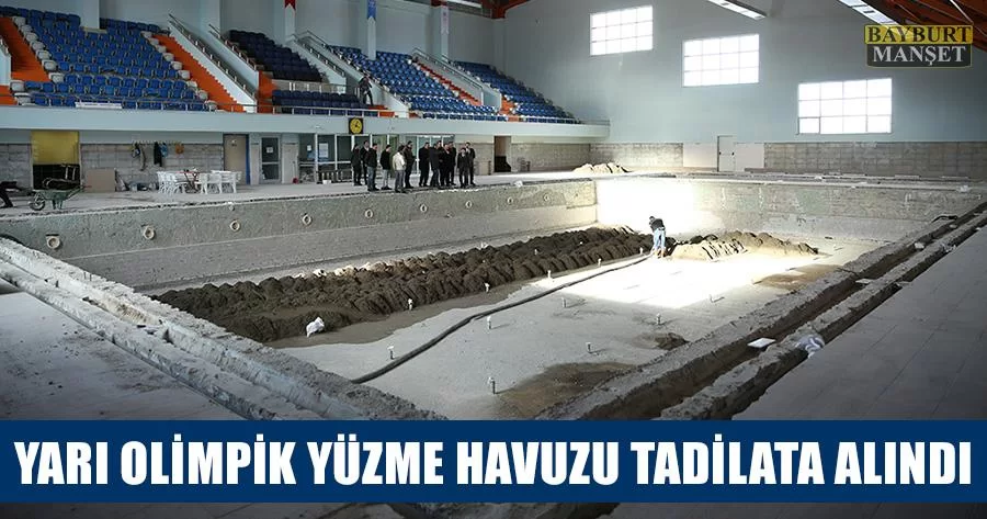 Yarı Olimpik Yüzme Havuzu Tadilata Alındı
