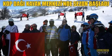 Bayburt Kop Dağı Kayak Merkezi’nde Sezon Başladı