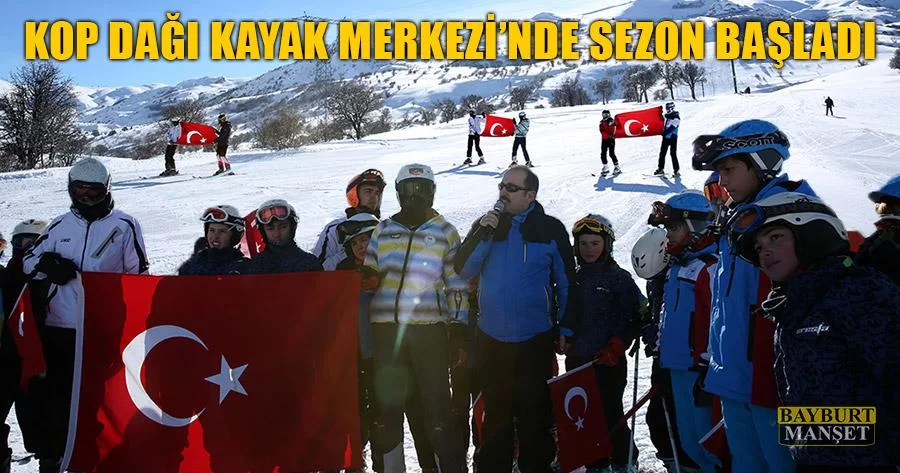 Bayburt Kop Dağı Kayak Merkezi’nde Sezon Başladı