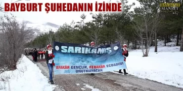 Bayburt Şehitler İçin Yürüdü