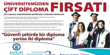 Bayburt Üniversitesi’nden Çift Diploma Fırsatı