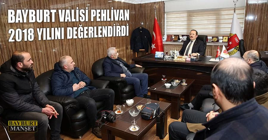 Bayburt Valisi Pehlivan 2018 Yılını Değerlendirdi