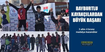 Bayburtlu Kayakçılardan Büyük Başarı