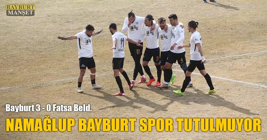 Namağlup Bayburt Spor Tutulmuyor