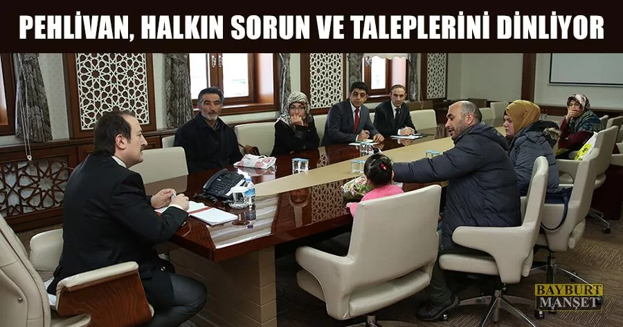 Pehlivan, Halkın Sorun Ve Taleplerini Dinliyor
