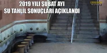 2019 Yılı Şubat Ayı Su Tahlil Sonuçları Açıklandı