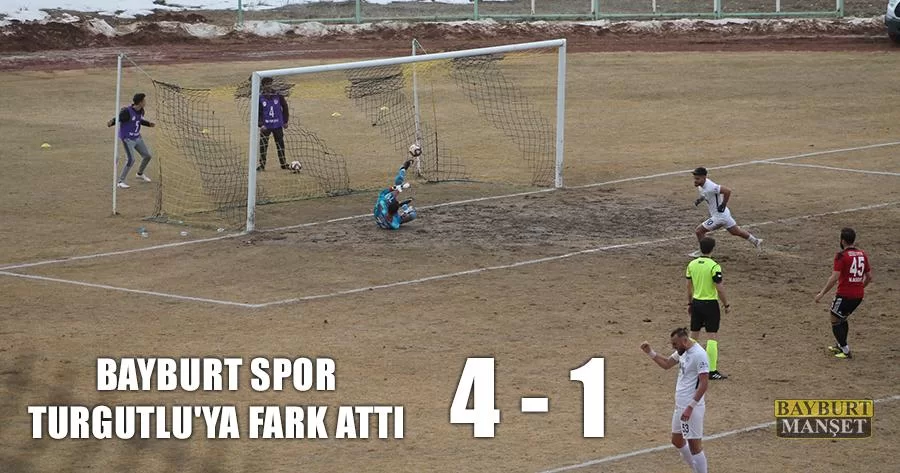 Bayburt Spor Turgutlu'ya Fark Attı