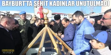 Bayburt’ta Şehit Kadınlar Unutulmadı