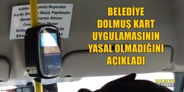 Belediye Dolmuş Kart Uygulamasının Yasal Olmadığını Açıkladı