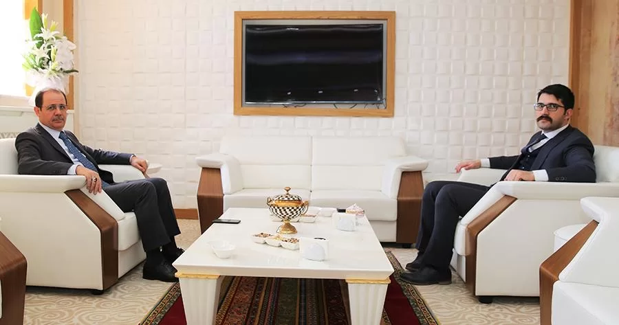 Demirözü Kaymakamı Rektör Coşkun’u Ziyaret Etti