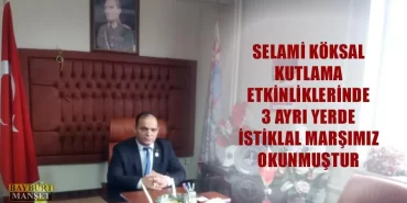 Şehit ve Gazı Aileleri Derneğinden İstiklal Marşı Açıklaması