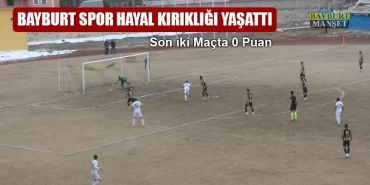 Bayburt Spor Hayal Kırıklığı Yaşattı