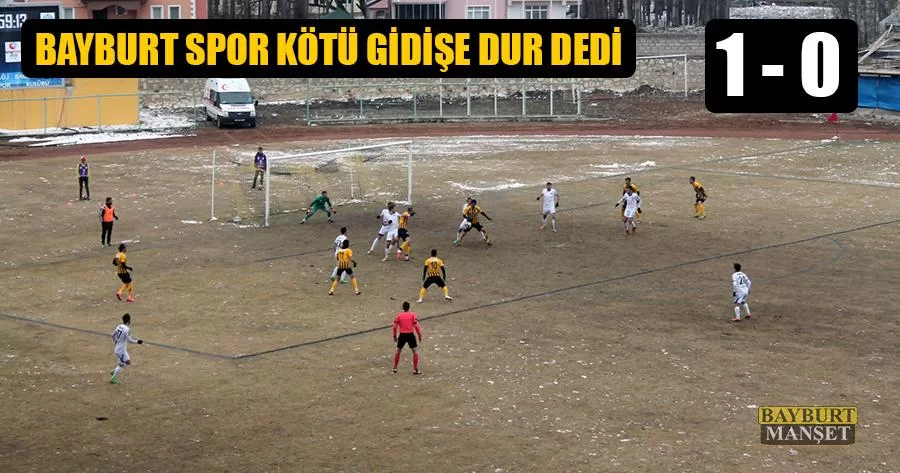 Bayburt Spor Kötü Gidişe Dur Dedi