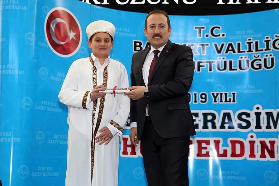 Bayburt’ta 43 Hafıza İcazetleri Yapılan Törenle Verildi