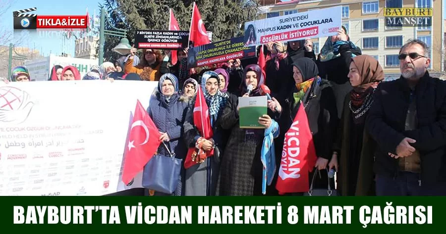 Bayburt’ta Vicdan Hareketi 8 Mart Çağrısı