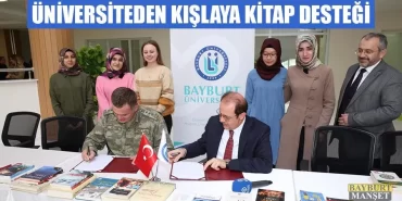 Üniversiteden Kışlaya Kitap Desteği