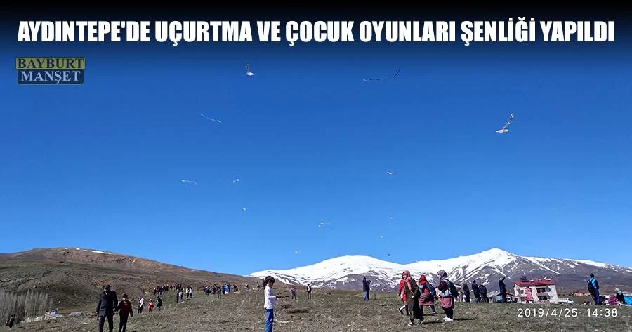 Aydıntepe'de Uçurtma ve Çocuk Oyunları Şenliği Yapıldı