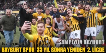 Bayburt Spor Yeniden 2. Ligde