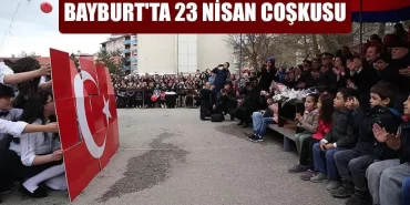 Bayburt'ta 23 Nisan Coşkusu