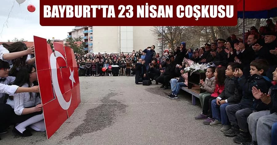 Bayburt'ta 23 Nisan Coşkusu