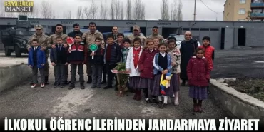 Çatıksu İlkokulu Öğrencilerinden Jandarmaya Ziyaret