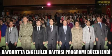 Bayburt’ta Engelliler Haftası Programı Düzenlendi