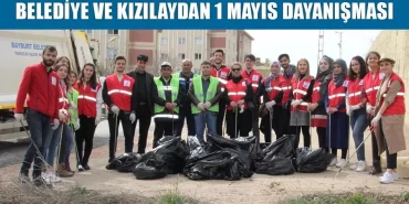 Belediye Ve Kızılaydan 1 Mayıs Dayanışması