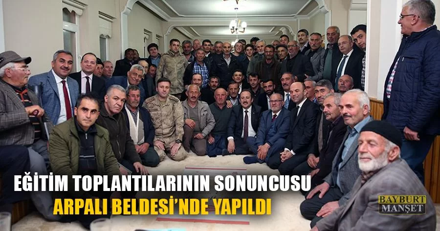 Eğitim Toplantılarının Sonuncusu Arpalı Beldesi’nde Yapıldı