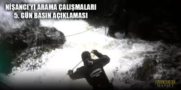 Nişancı’yı arama çalışmaları 5. Gün basın açıklaması