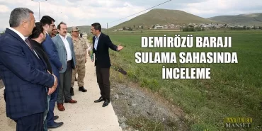 Bayburt Demirözü Barajı Sulama Sahasında İnceleme