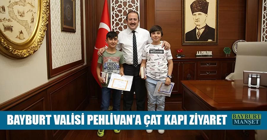 Bayburt Valisi Pehlivan'a Çat Kapı Ziyaret