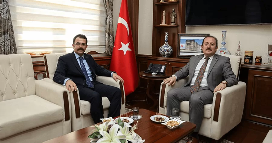 Cumhuriyet Başsavcısı Tiryaki Vali Pehlivan'a Veda Ziyaretinde Bulundu