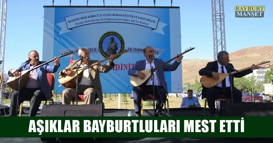 Aşıklar Bayburtluları Mest Etti