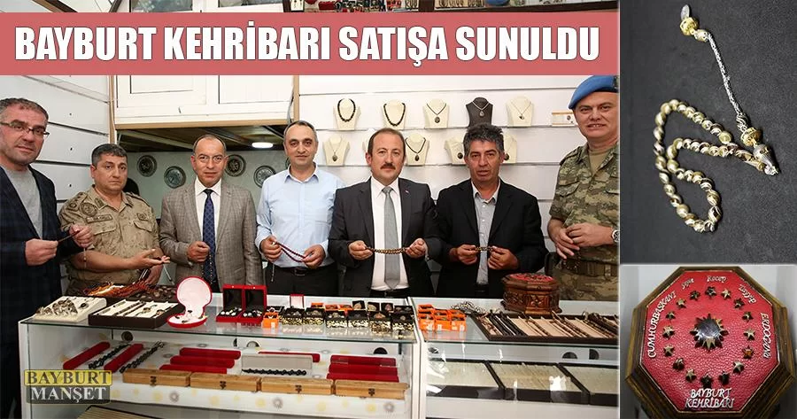 Bayburt Kehribarı Satışa Sunuldu