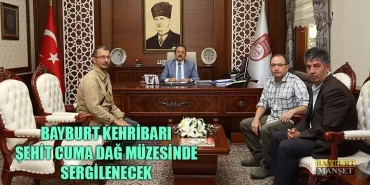 Bayburt Kehribarı Şehit Cuma Dağ Müzesinde Sergilenecek