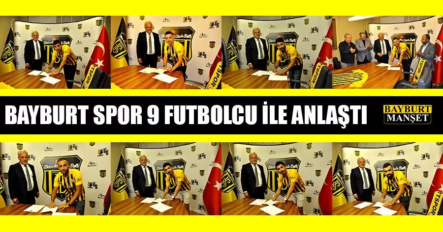 Bayburt Spor 9 Futbolcu İle Anlaştı