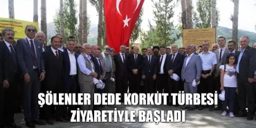 Şölenler Dede Korkut Türbesi Ziyaretiyle Başladı