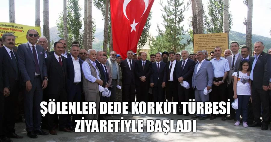 Şölenler Dede Korkut Türbesi Ziyaretiyle Başladı