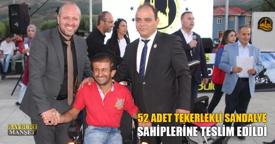 52 Adet Tekerlekli Sandalye Sahiplerine Teslim Edildi